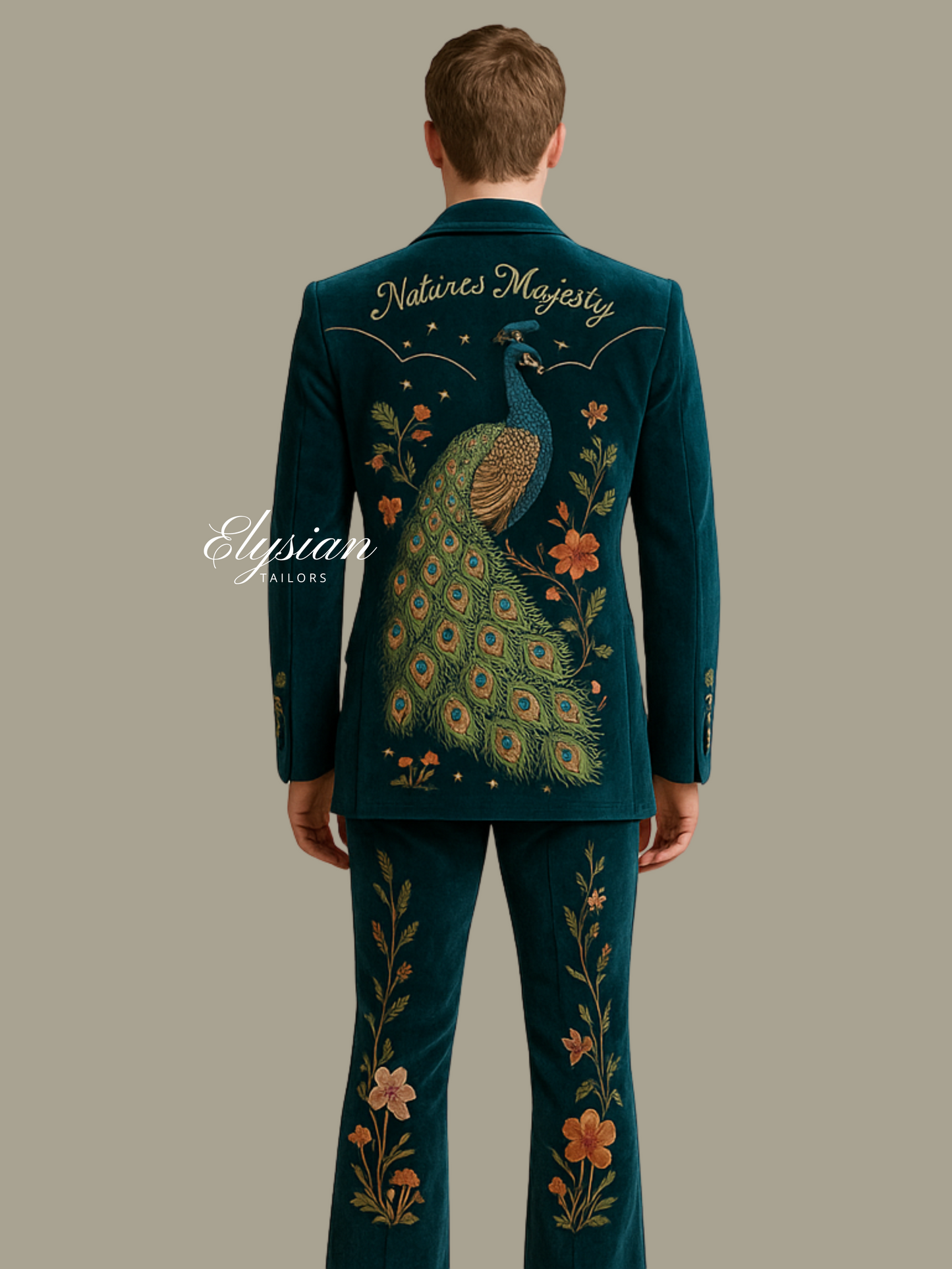 The Majestic Peacock Suit