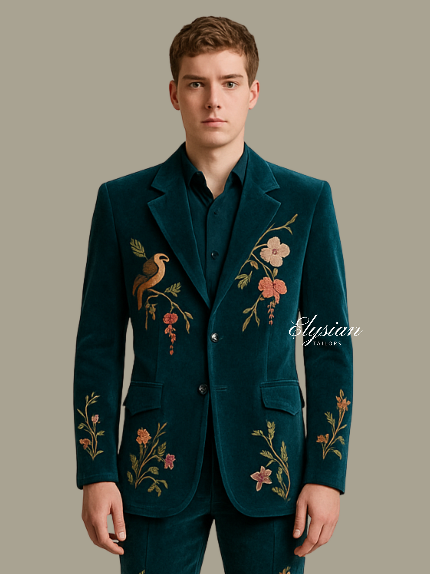 The Majestic Peacock Suit