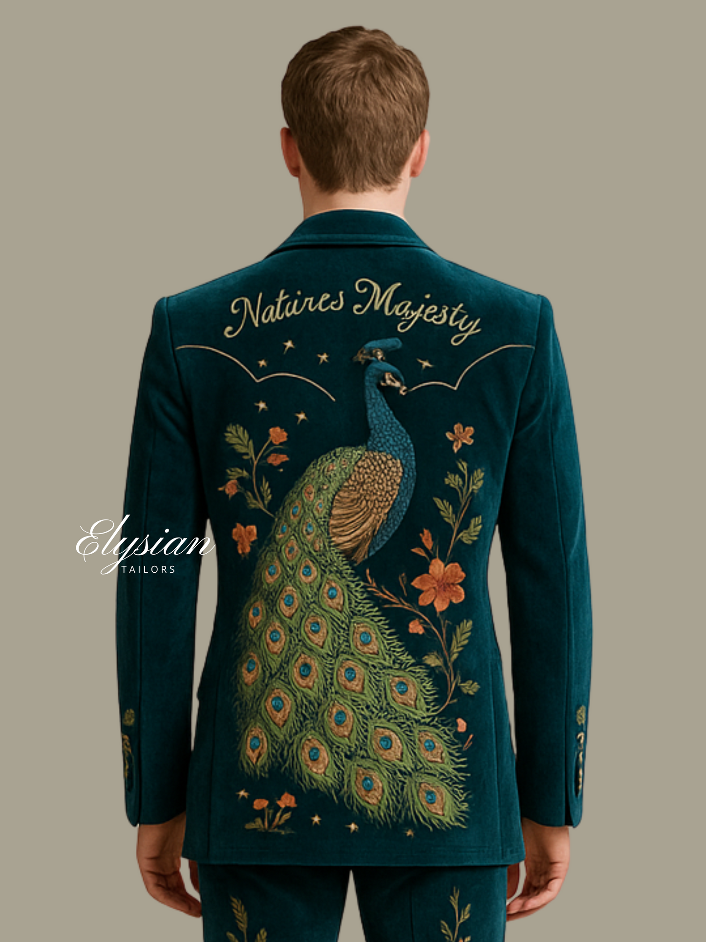 The Majestic Peacock Suit