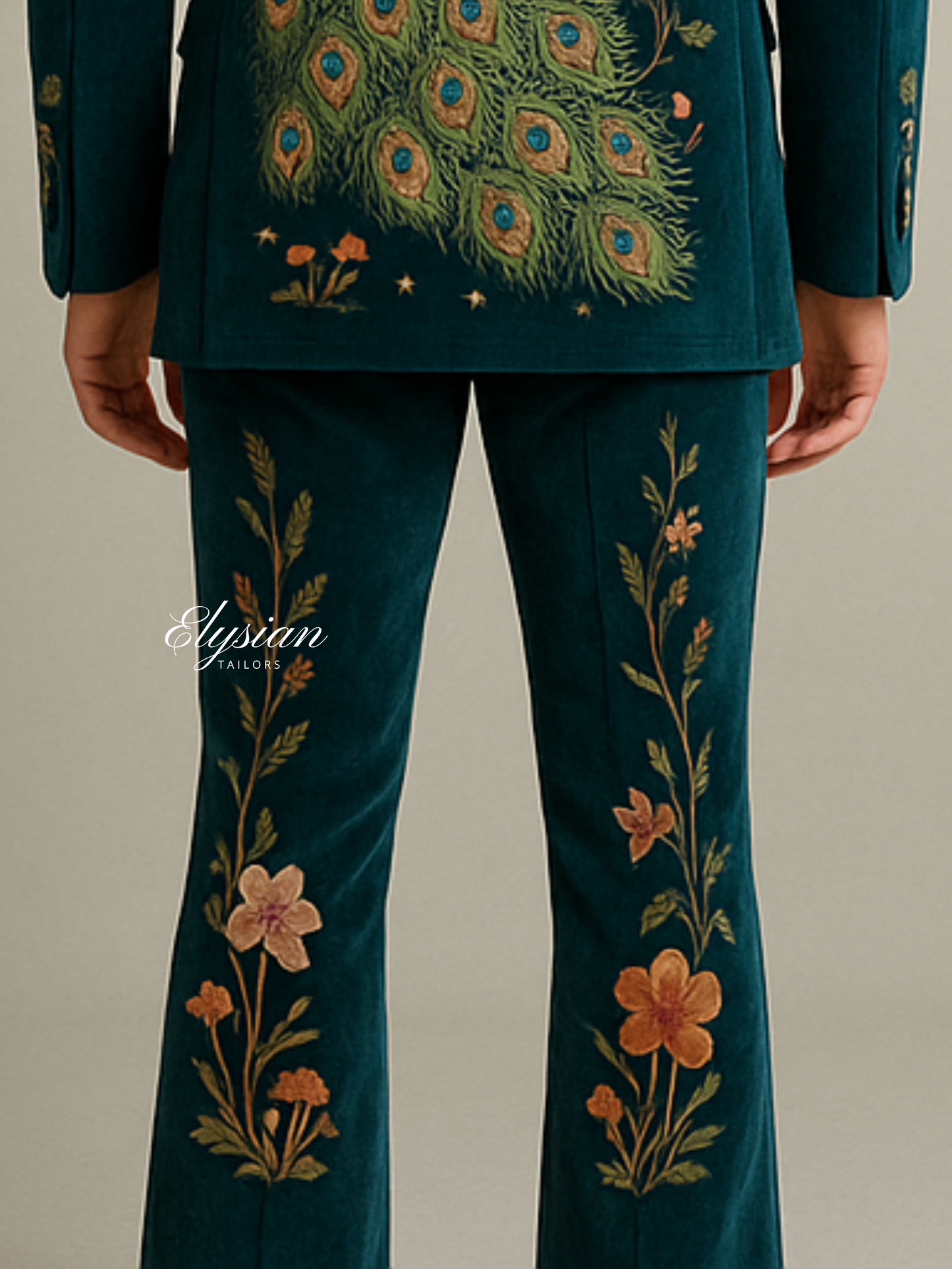 The Majestic Peacock Suit
