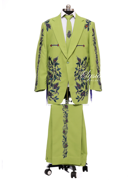 The Majestic Peacock Suit