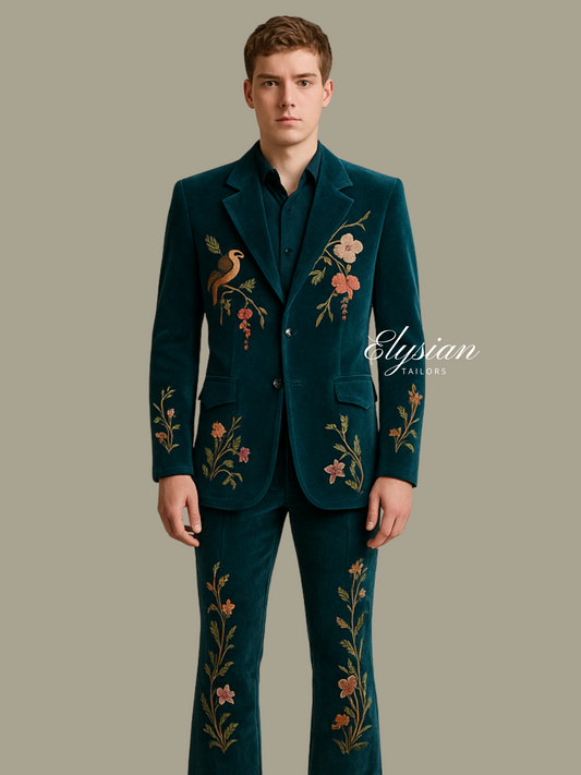 The Majestic Peacock Suit